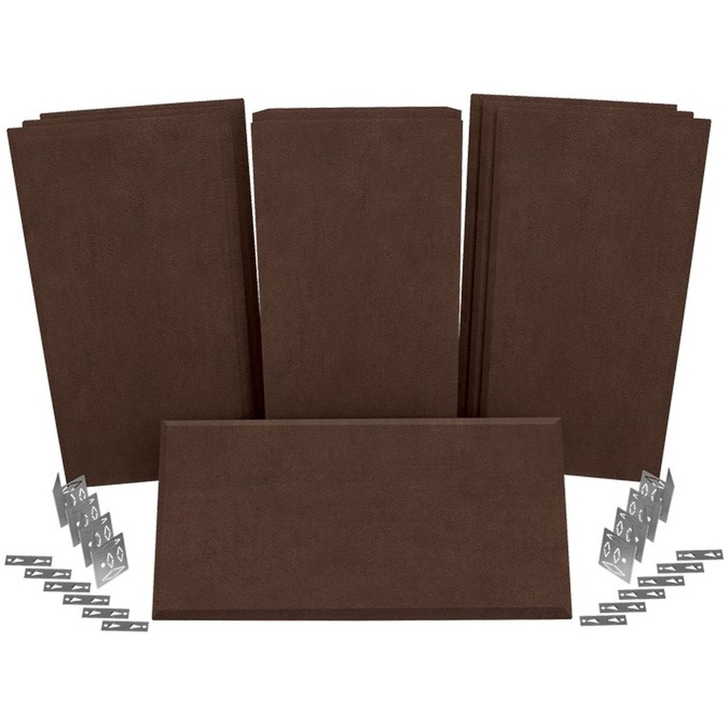 Auralex ProPanel ProKit 1 7-B224 4-M224 Mounting Hardware Suede Brown