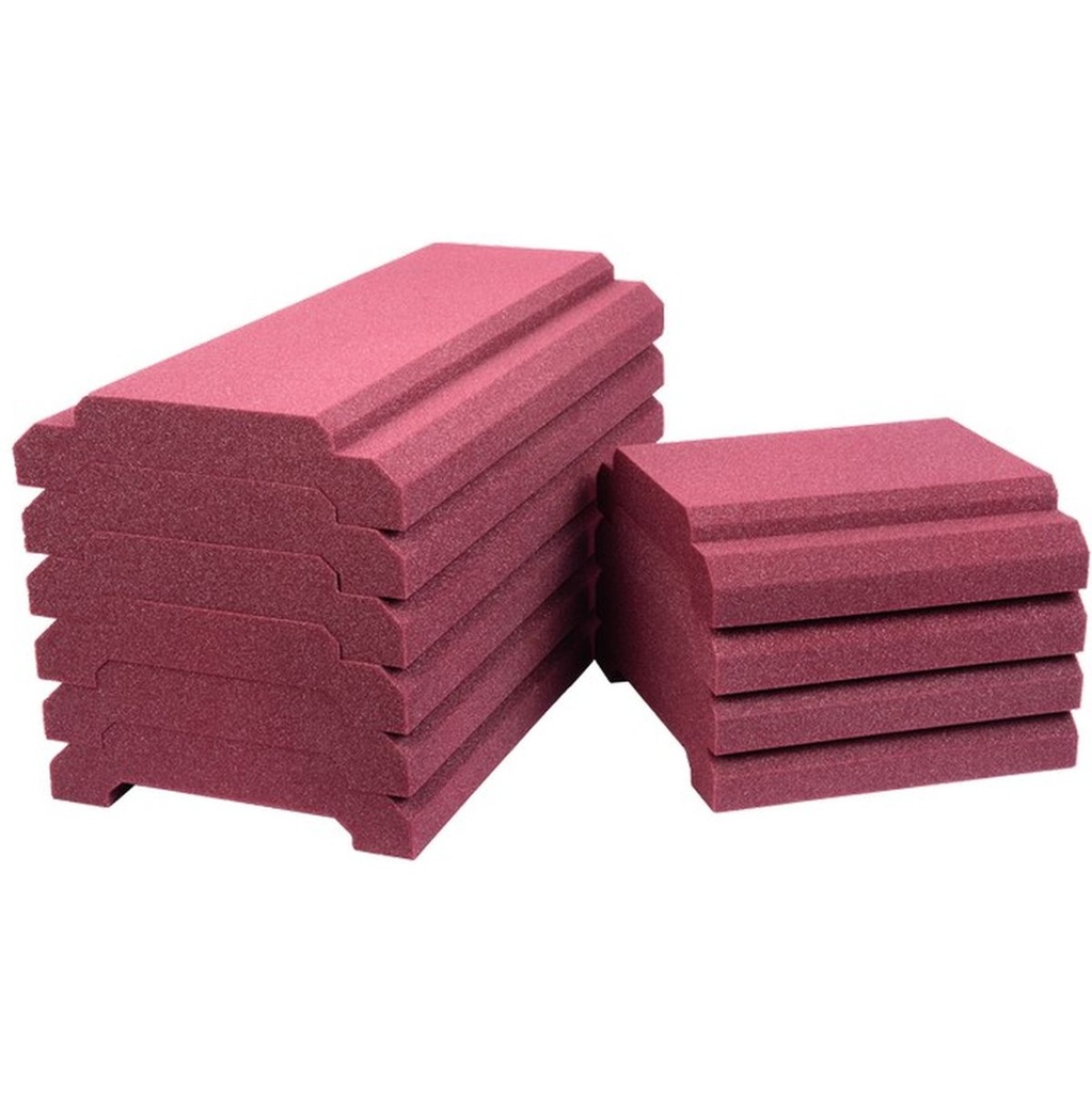 Auralex WaveCave Royale Herringbone Array Kit 6 30x60cm + 4 30x30cm Burgundy