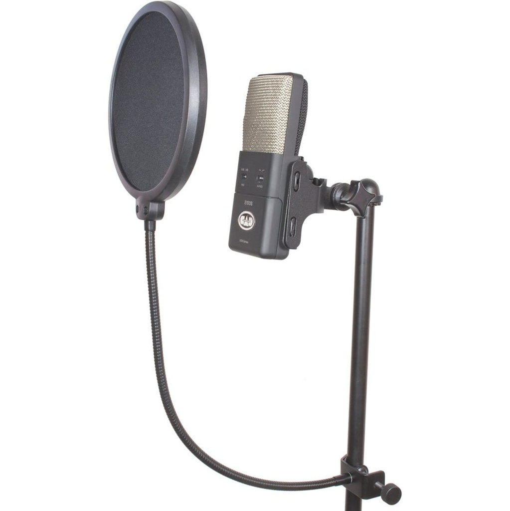 CAD Voxpop 6 inch Pop Filter On 14 inch Gooseneck