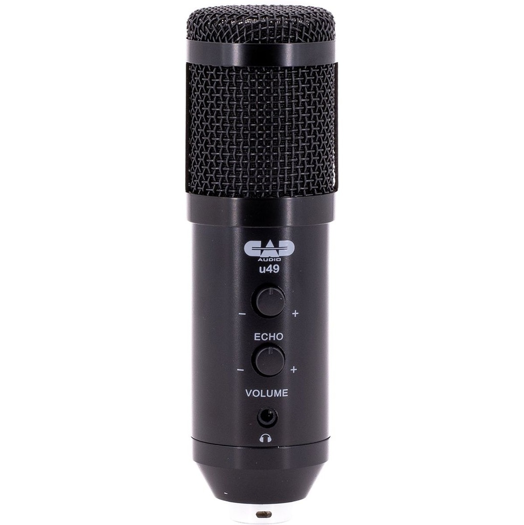 CAD USB Studio Microphone w/ Headphone Monitor &amp;amp; Echo