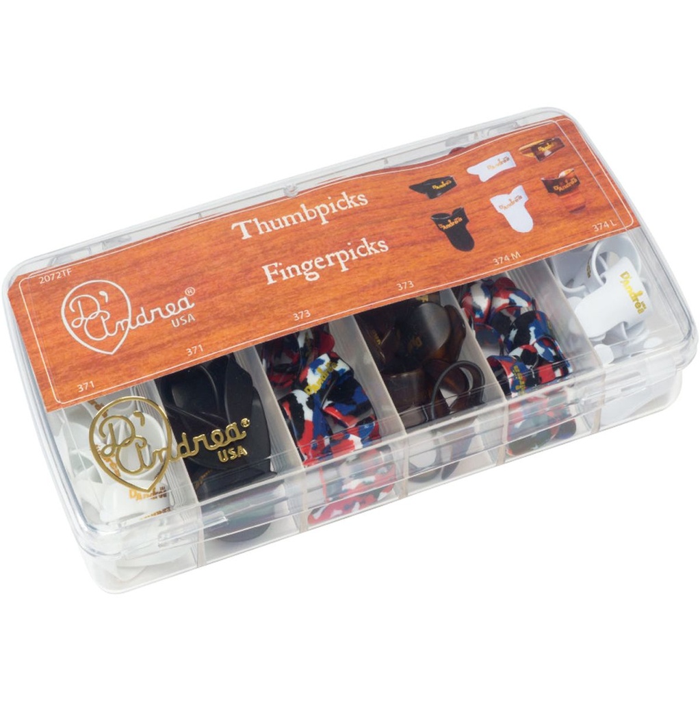 D'Andrea Thumb And Finger Pick Kit - 72pcs
