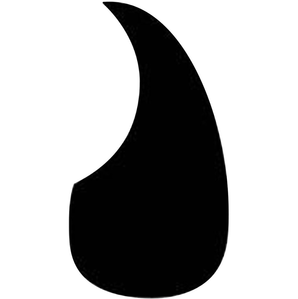 D'Andrea Small Acoustic Pickguard - Black