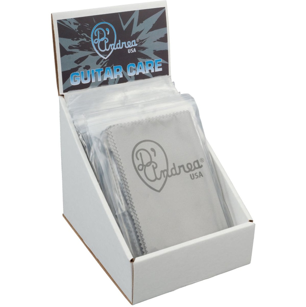 D'Andrea Microfiber Cloth Display Of 12