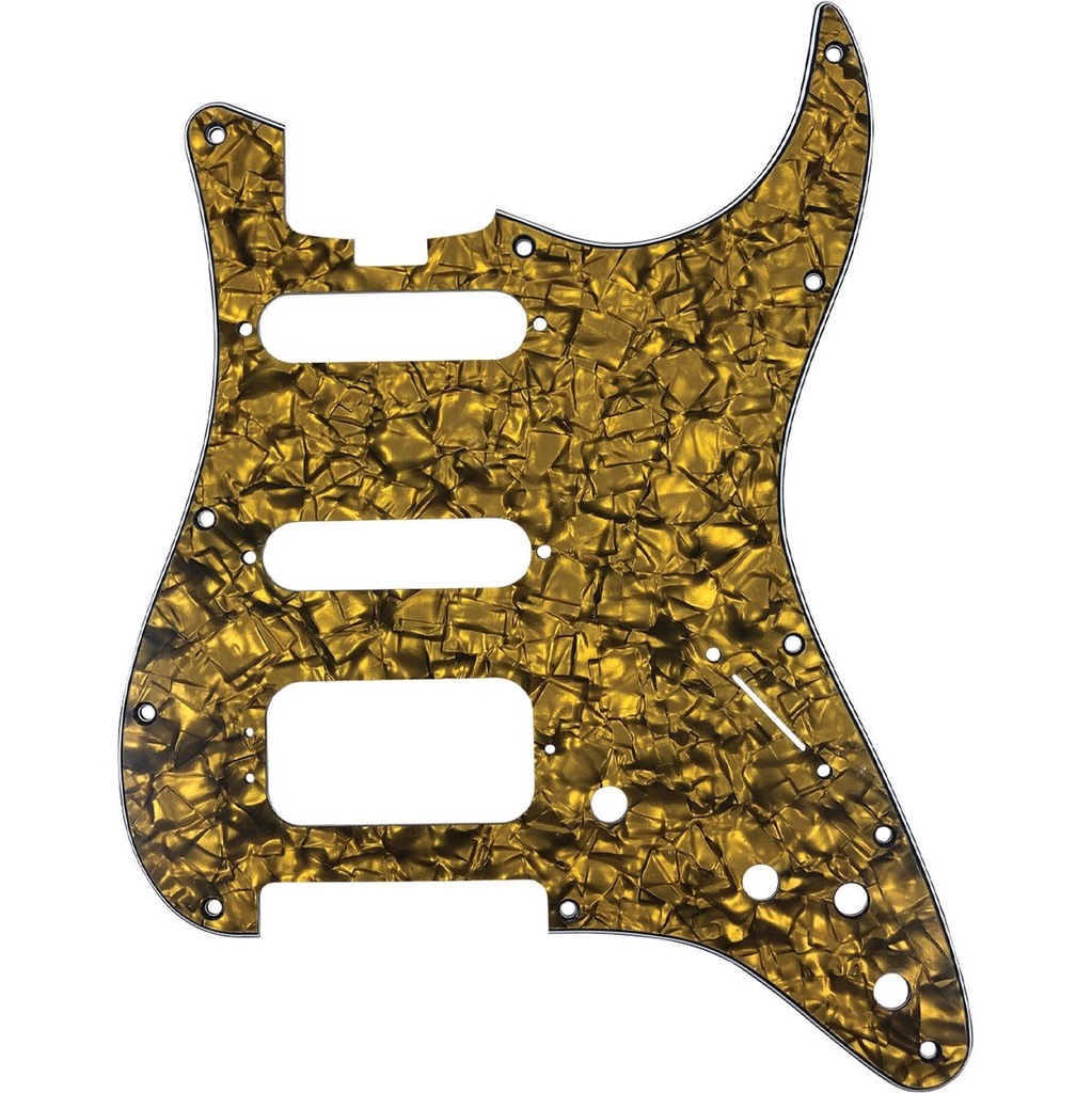 D'Andrea Strat HSS Pickguard - Gold Pearl