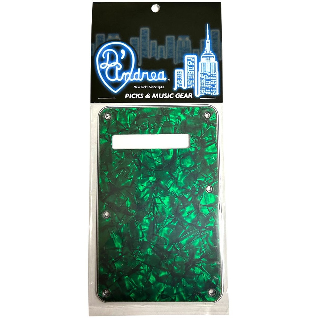 D'Andrea Strat Back Plate - Green Pearl