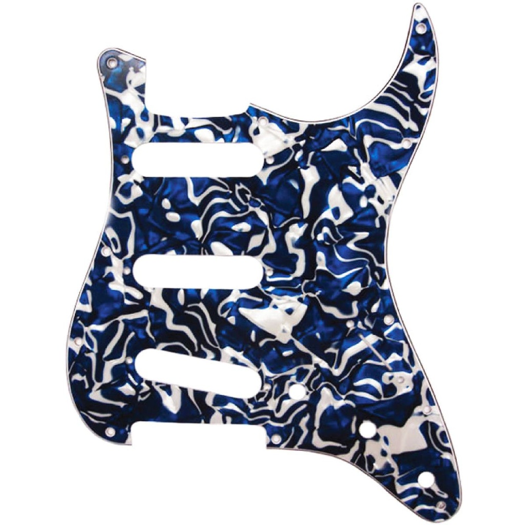 D'Andrea Strat Pickguard - Blue Swirl Pearl
