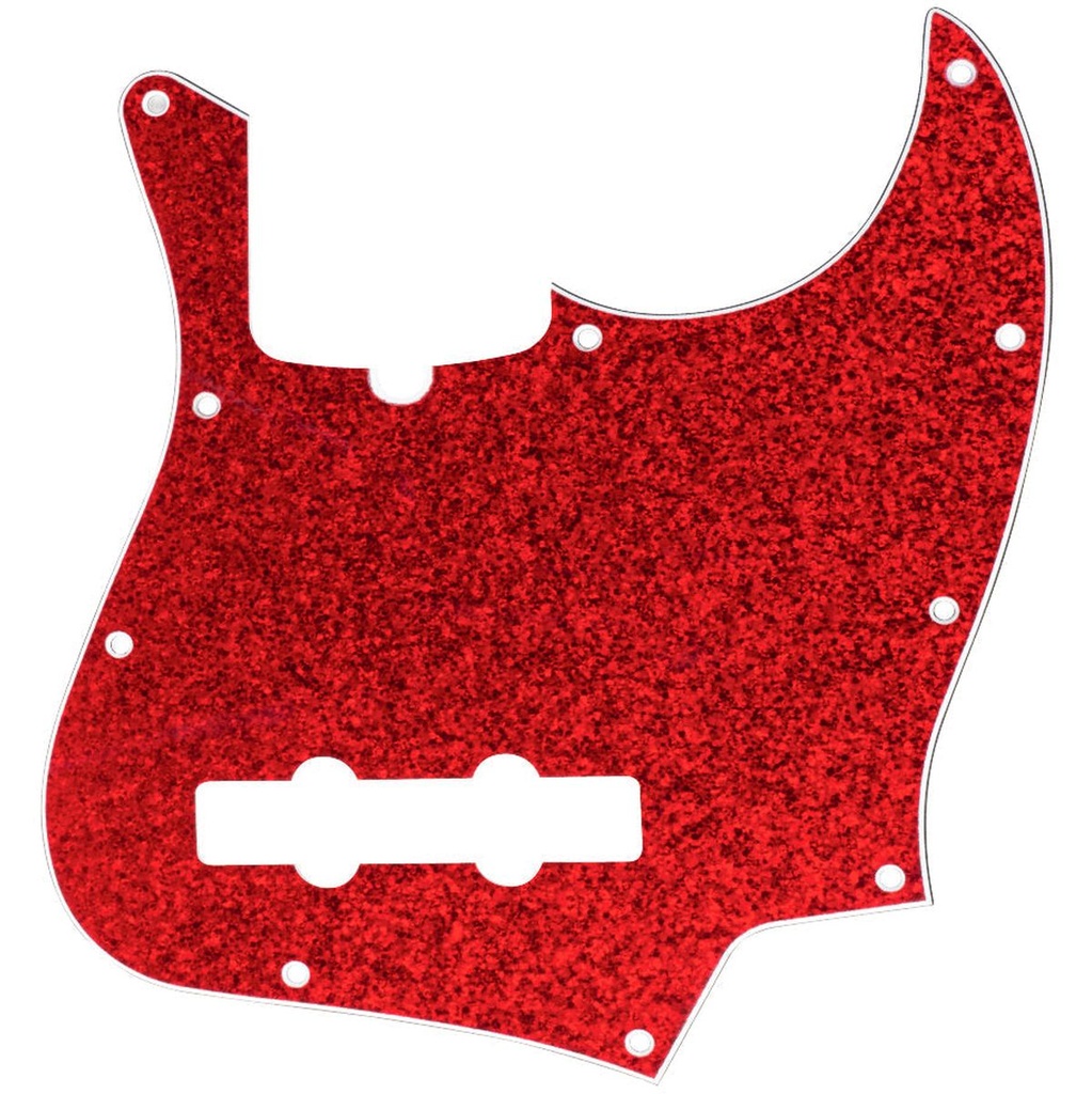 D'Andrea J-Bass Pickguard - Red Sparkle