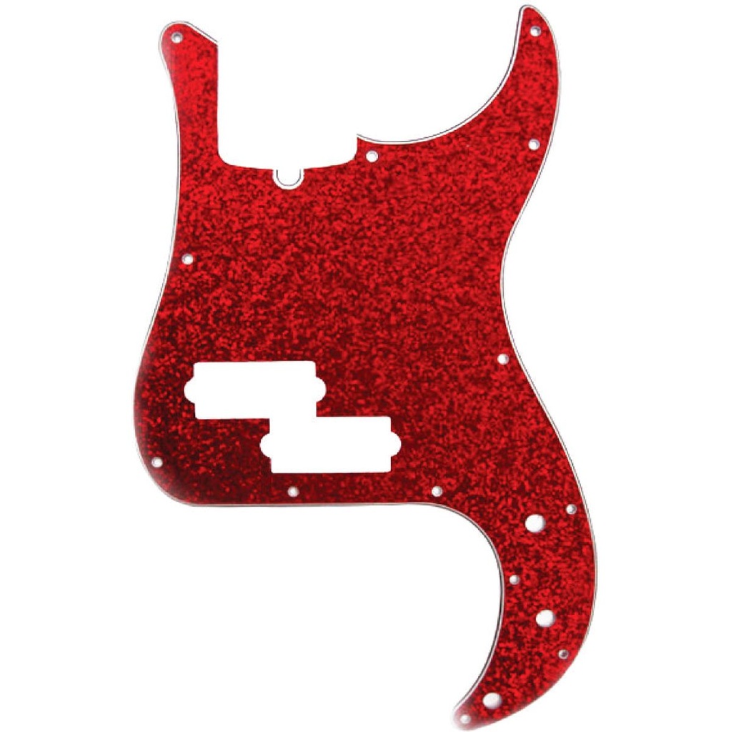 D'Andrea P-Bass Pickguard - Red Sparkle