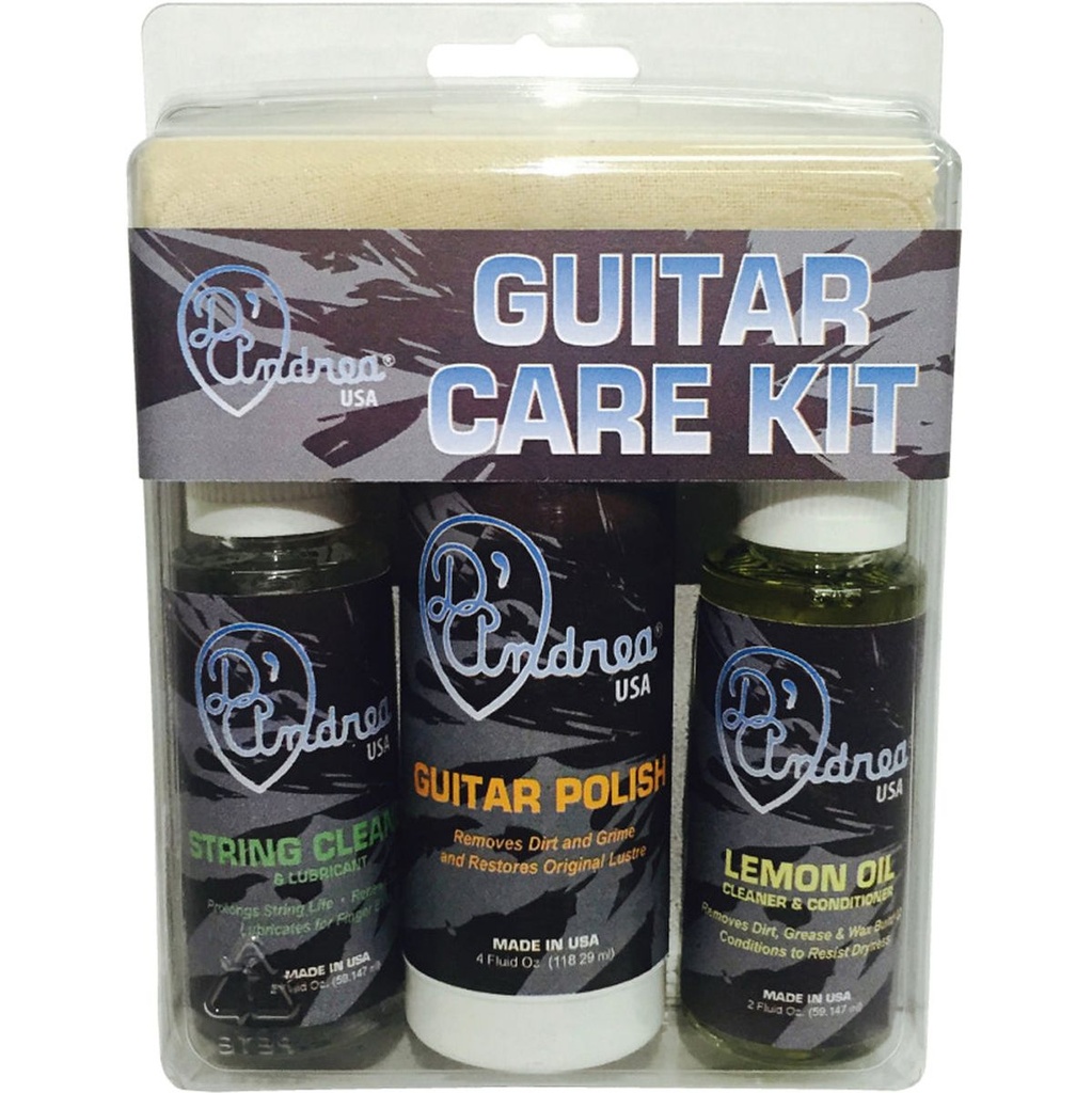 D'Andrea Deluxe Guitar Care Kit