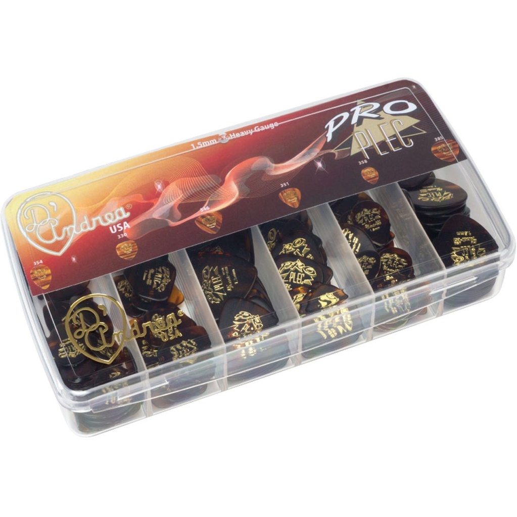 D'Andrea Pro Plec Kit - 6 Shapes - 144pcs