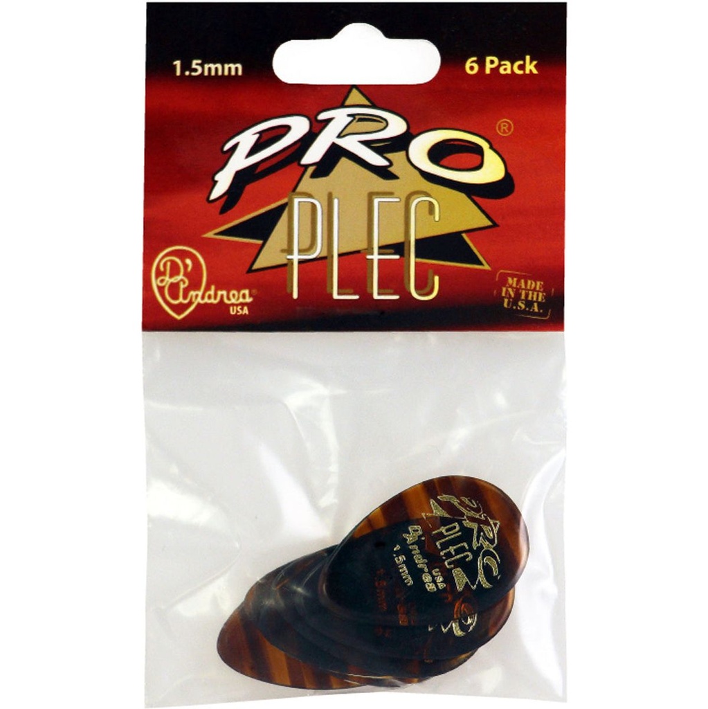 D'Andrea 310 Pro Plec Large Round Triangle - 6PC