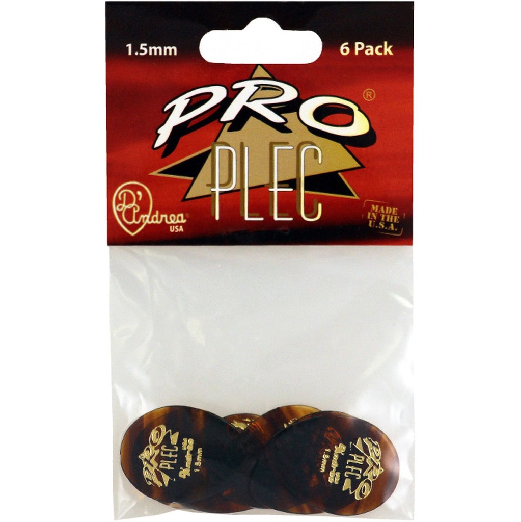 D'Andrea 354 Pro Plec Small Round - 6PC