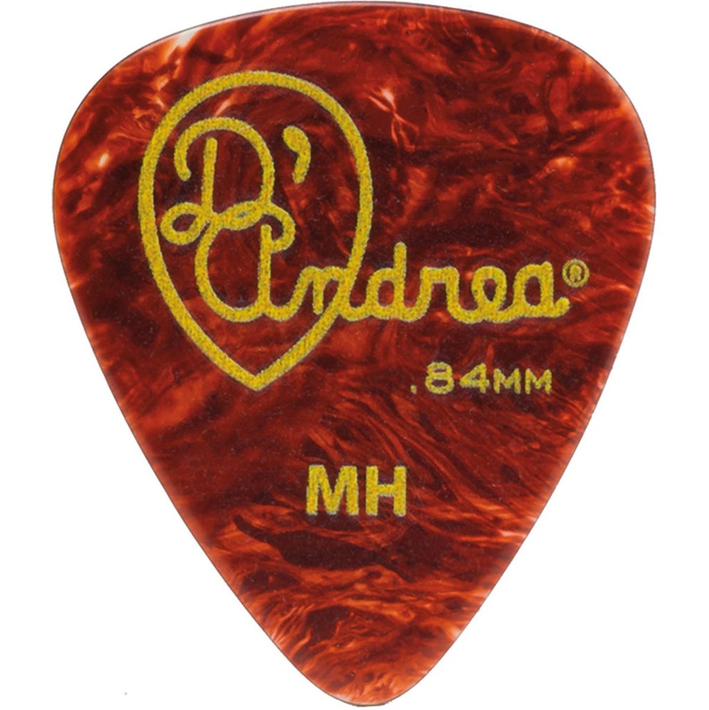 D'Andrea 351 Shell Celluloid Medium Heavy - 72pcs