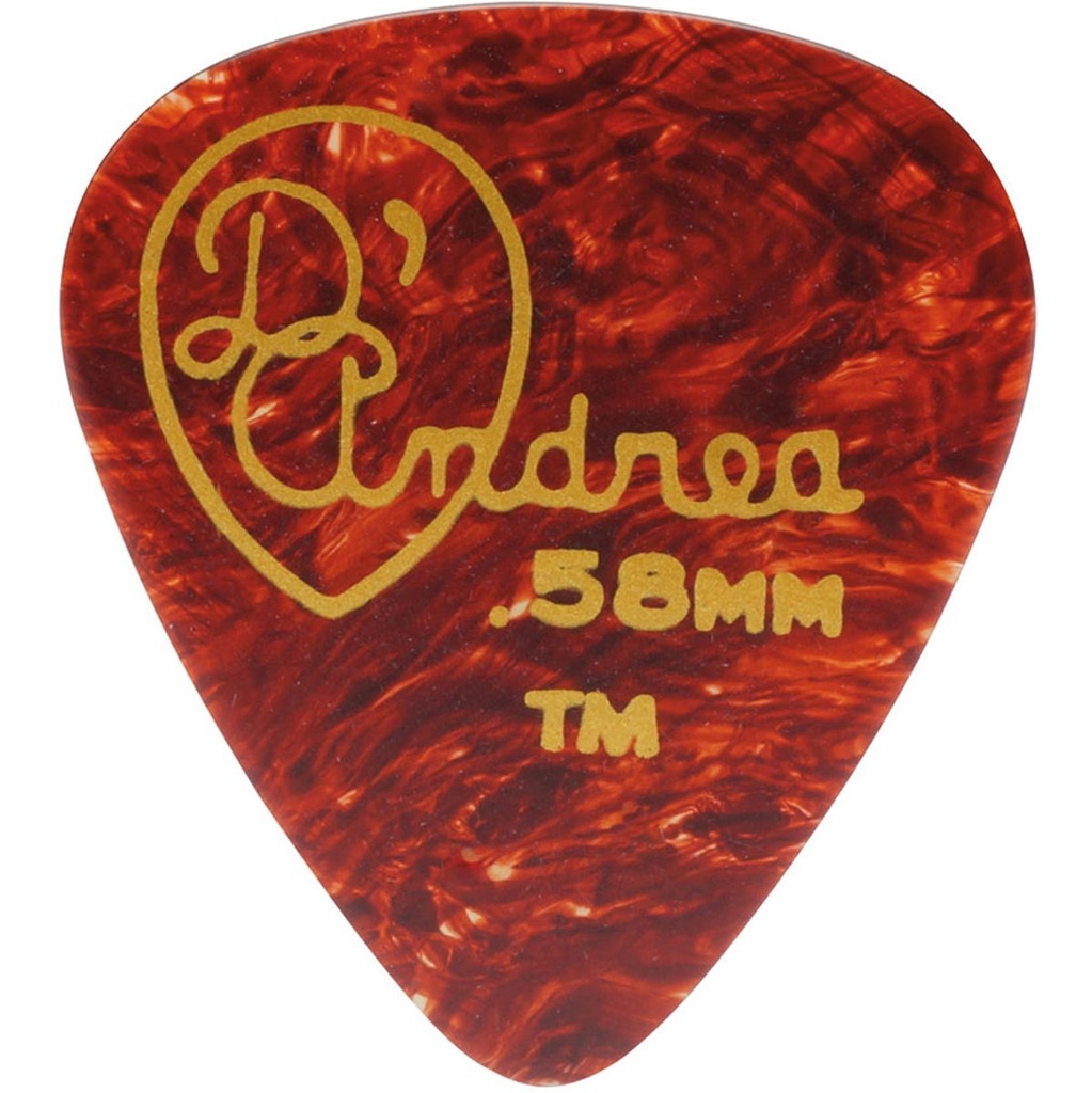 D'Andrea 351 Shell Celluloid Thin Medium - 72pcs