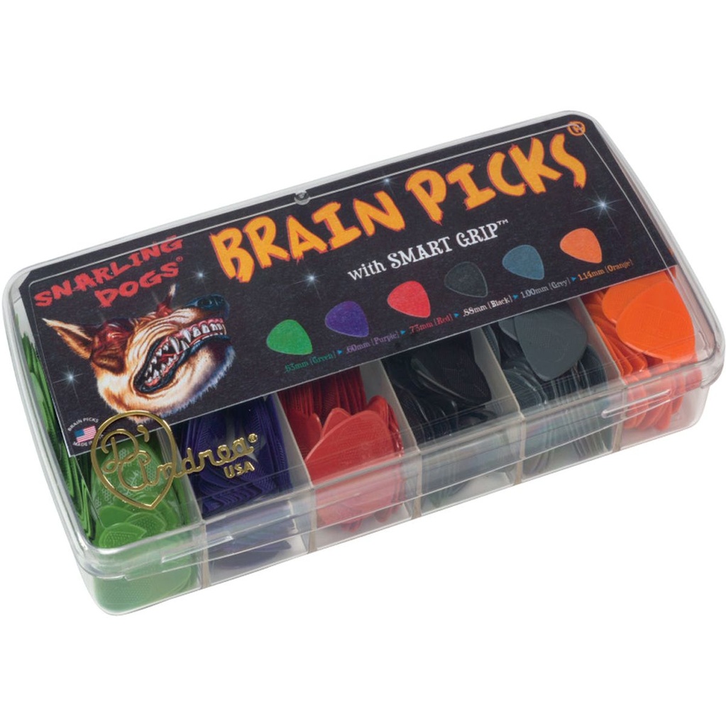 D'Andrea 351 Brain Picks Assortment - 432pcs