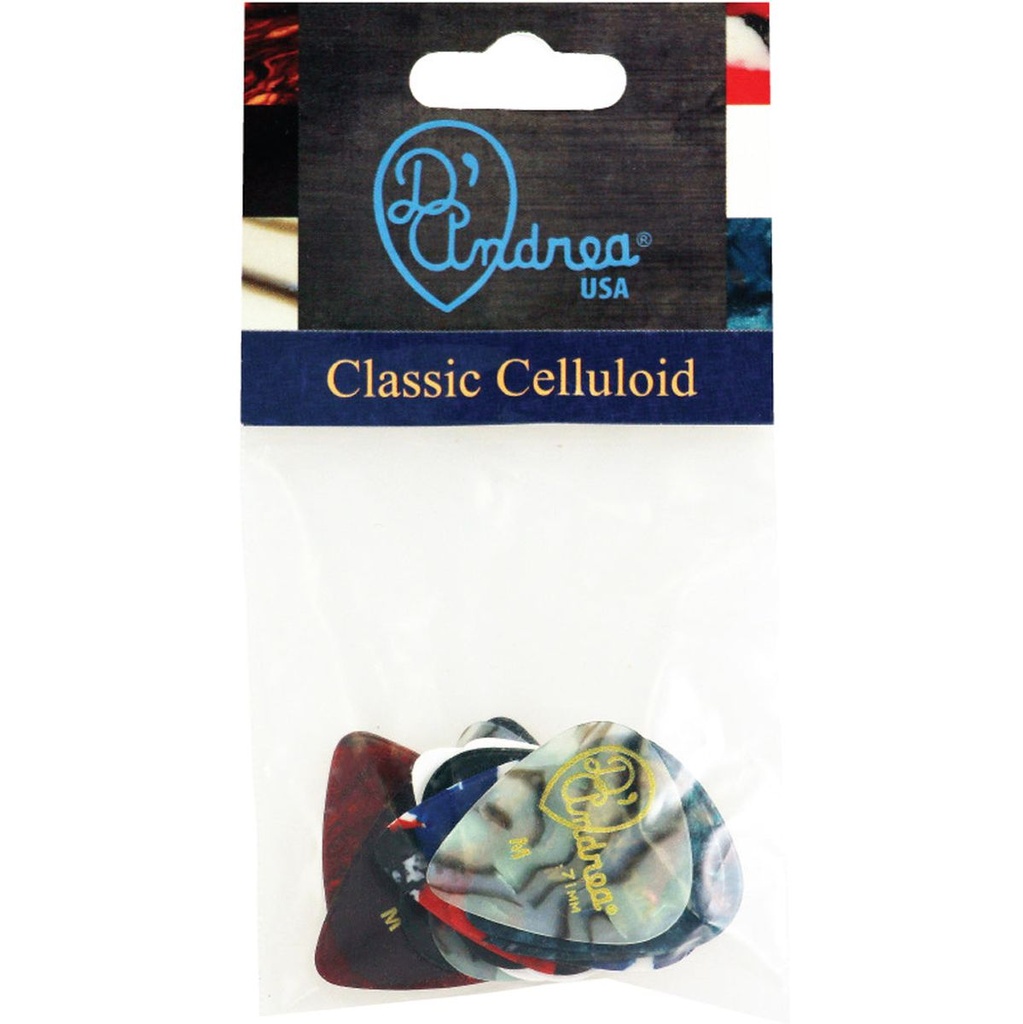 D'Andrea 351 Classic Celluloid Medium - 12pcs