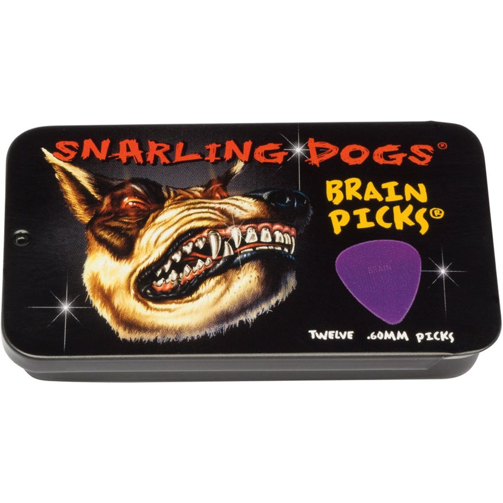 D'Andrea 351 Brain Picks Purple 0.60mm - 12PC Tin