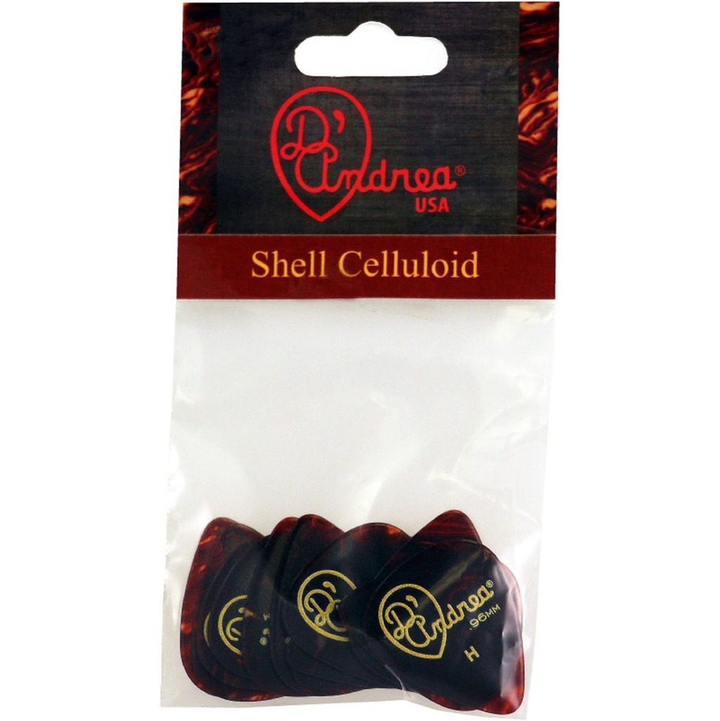D'Andrea 351 Shell Celluloid Heavy - 12PC