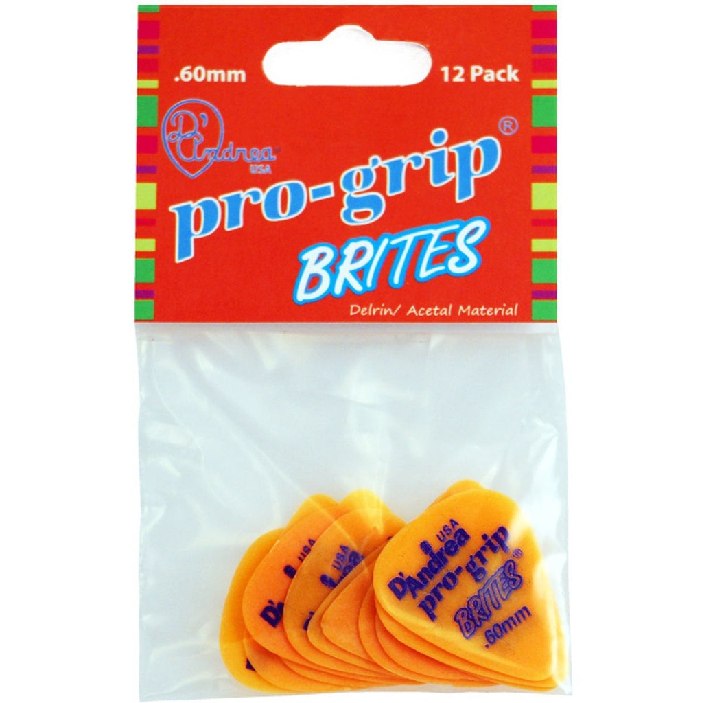 D'Andrea 351 Pro Grip Brites Orange 0.60mm - 12PC