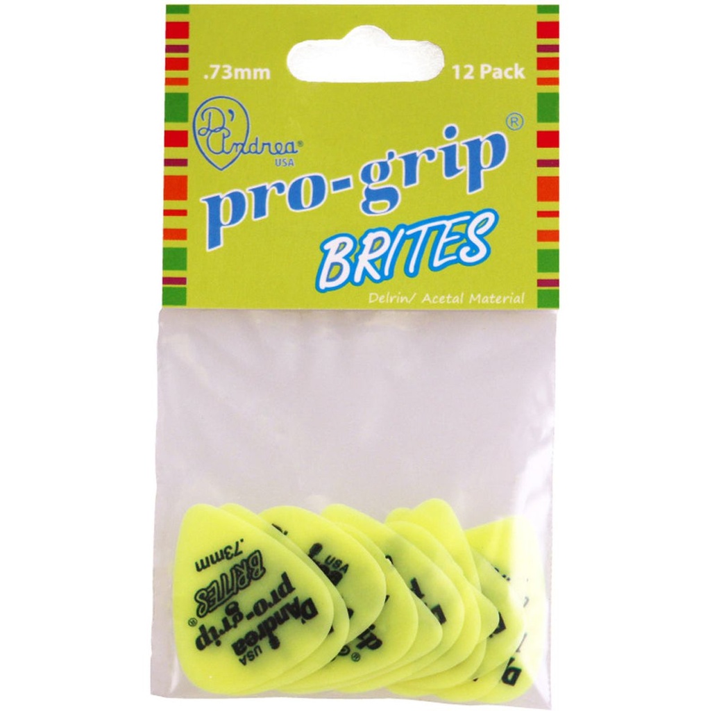 D'Andrea 351 Pro Grip Brites Yellow 0.73mm - 12PC