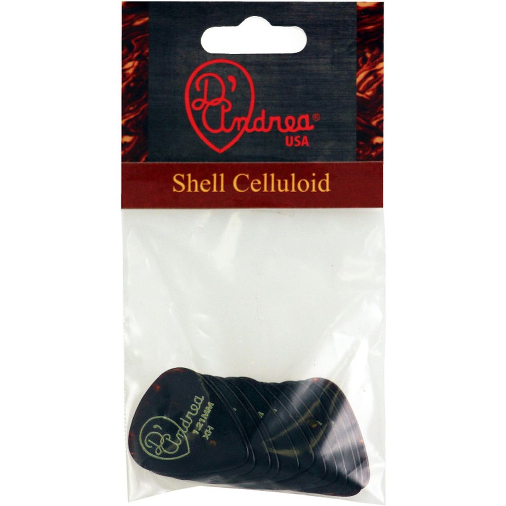 D'Andrea 351 Shell Celluloid Extra Heavy - 12PC