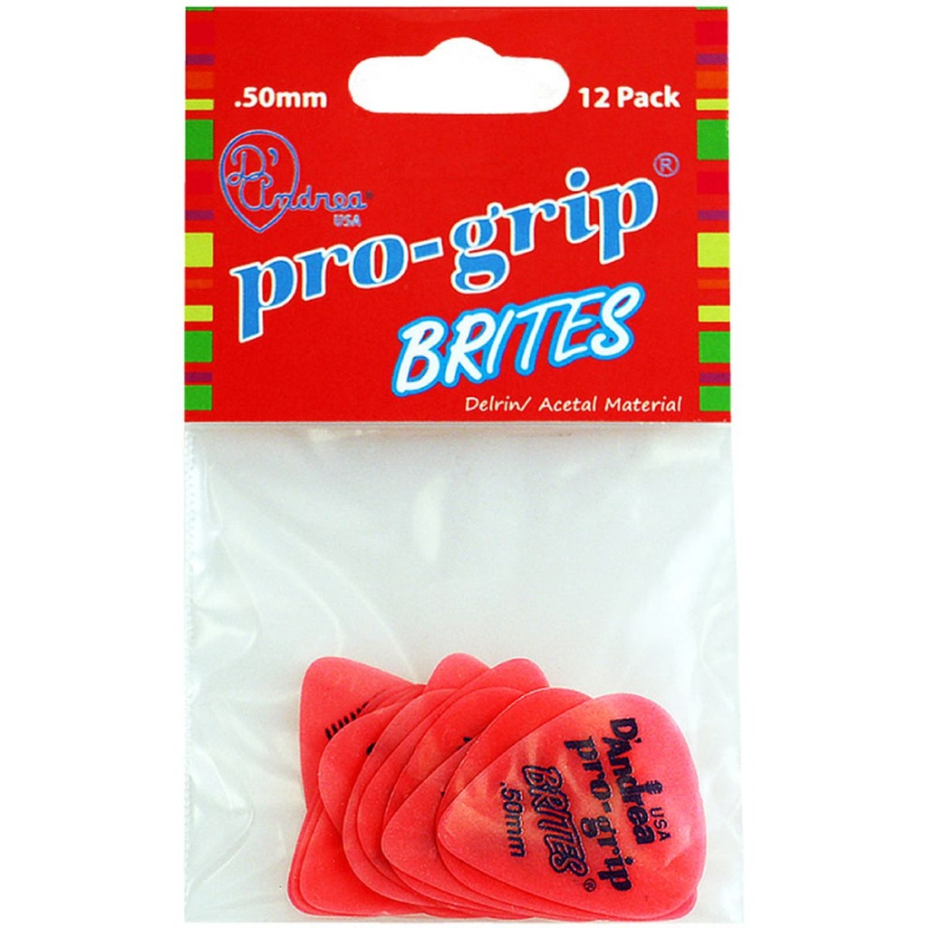 D'Andrea 351 Pro Grip Brites Red 0.50mm - 12PC