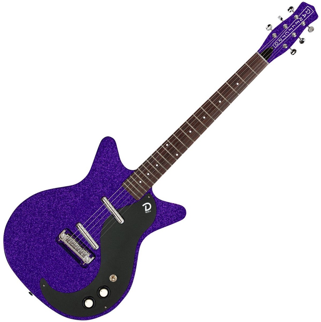 Danelectro Blackout 59 Guitar - Purple Metalflake