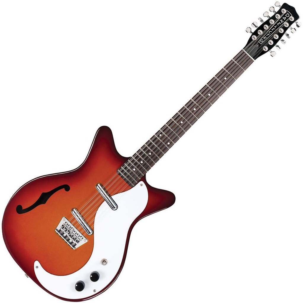Danelectro DC59 12 String w/ F Hole - Cherry Sunburst