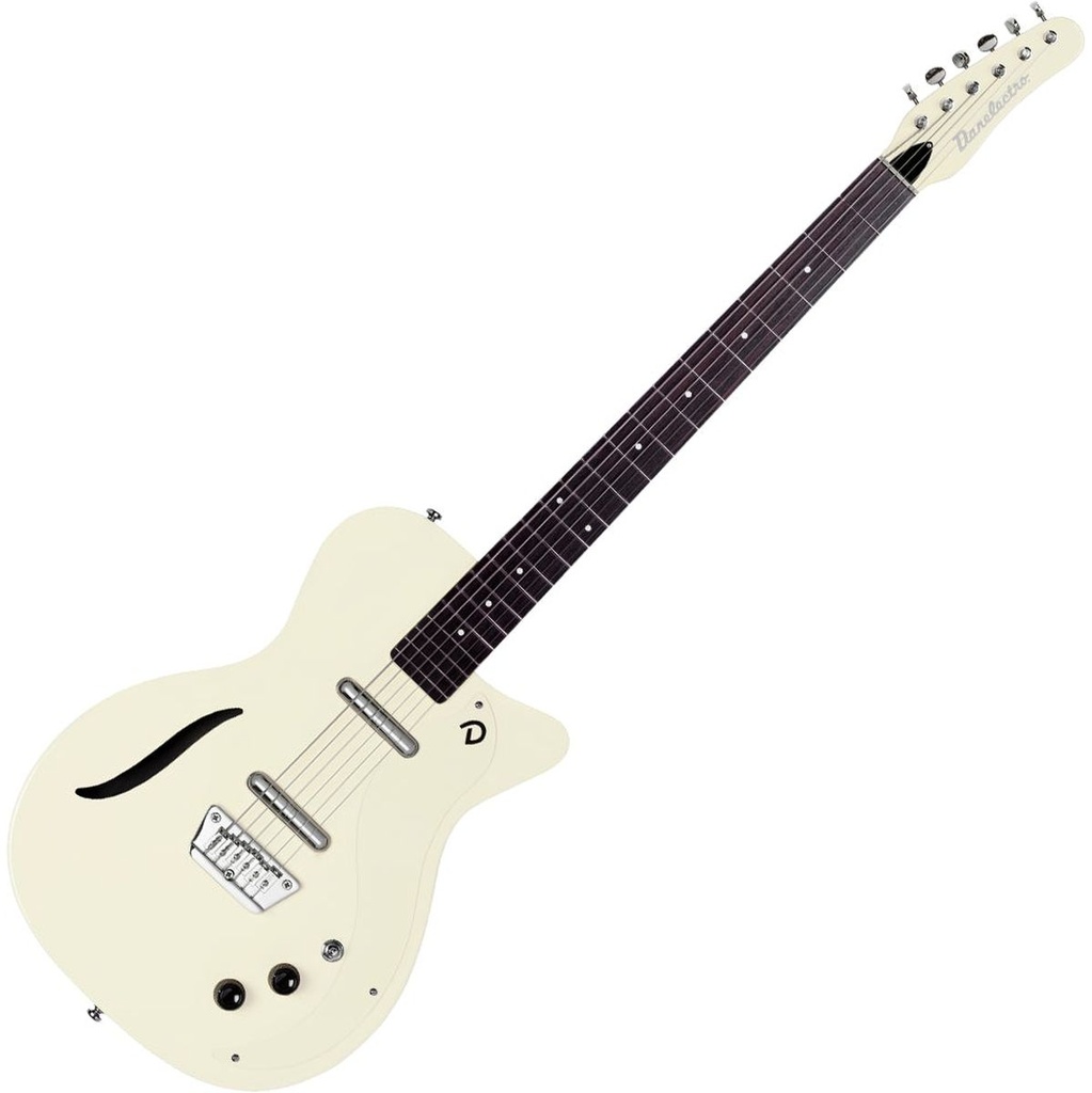 Danelectro 56 Vintage Baritone Guitar - Vintage White