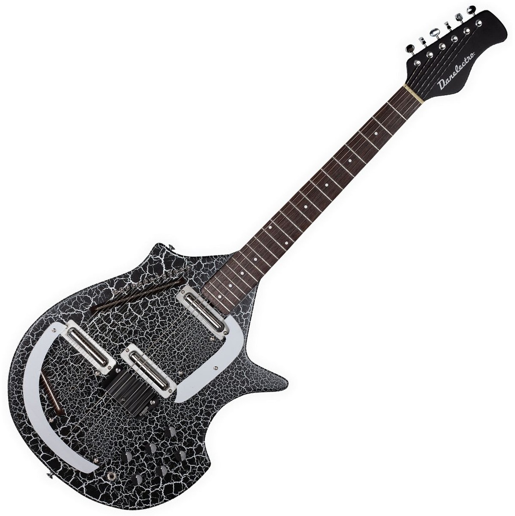 Danelectro Big Sitar - Black Crackle