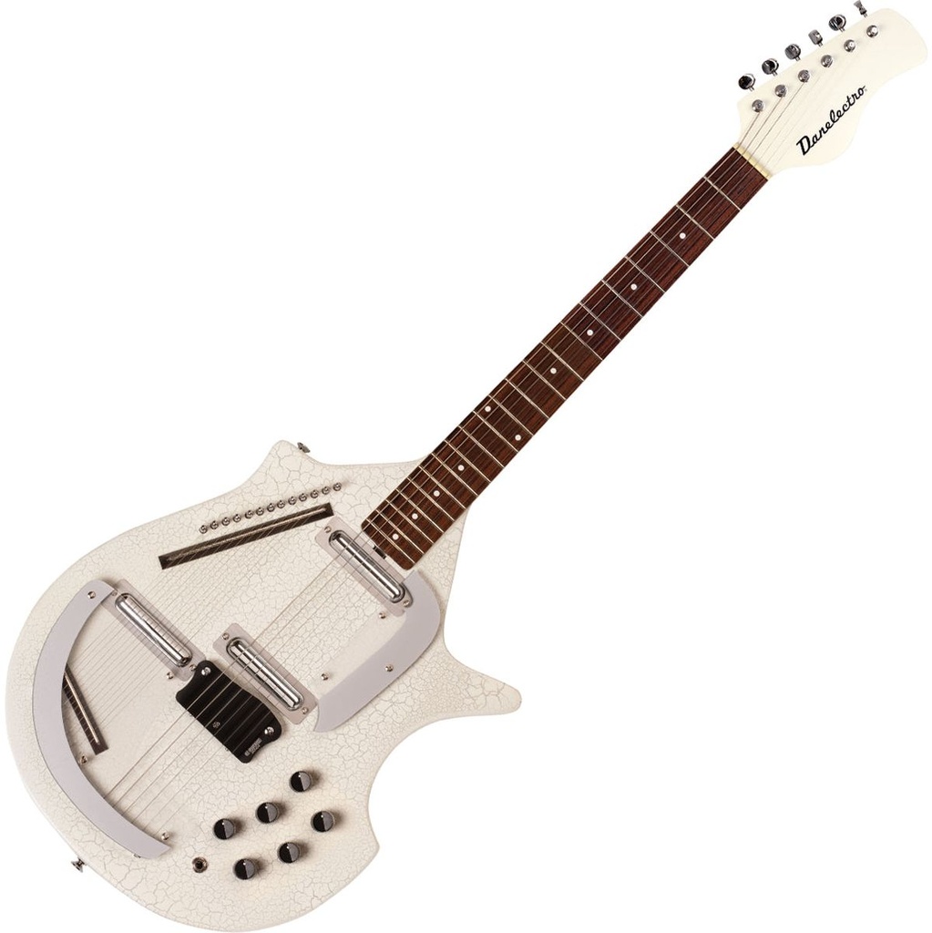 Danelectro Big Sitar - White Crackle