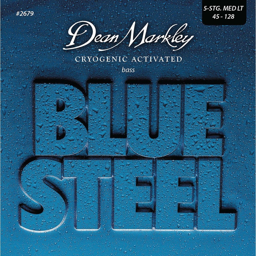 Dean Markley Blue Steel Bass Guitar Strings Med Light 5STR 45-128