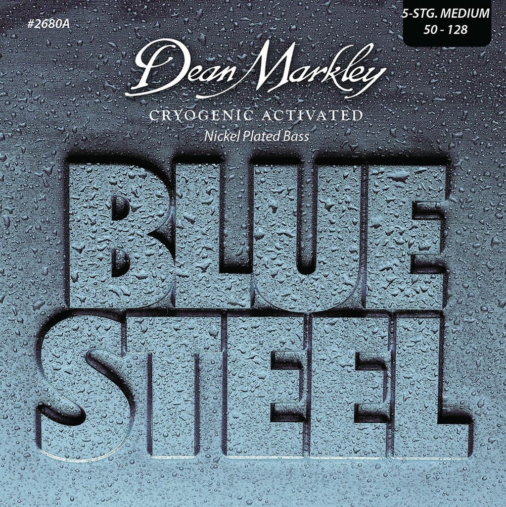 Dean Markley Blue Steel Bass Guitar Strings NPS Medium 5STR 50-128