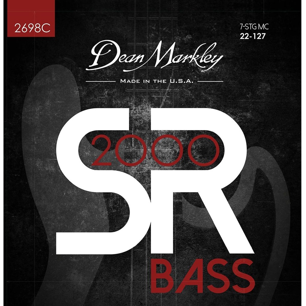 Dean Markley SR2000 Bass Guitar Strings Medium Custom 7STR 22-127