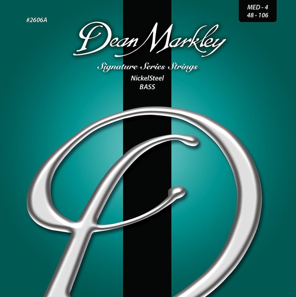 Dean Markley Nickelsteel Bass Guitar Strings Medium 4STR 48-106