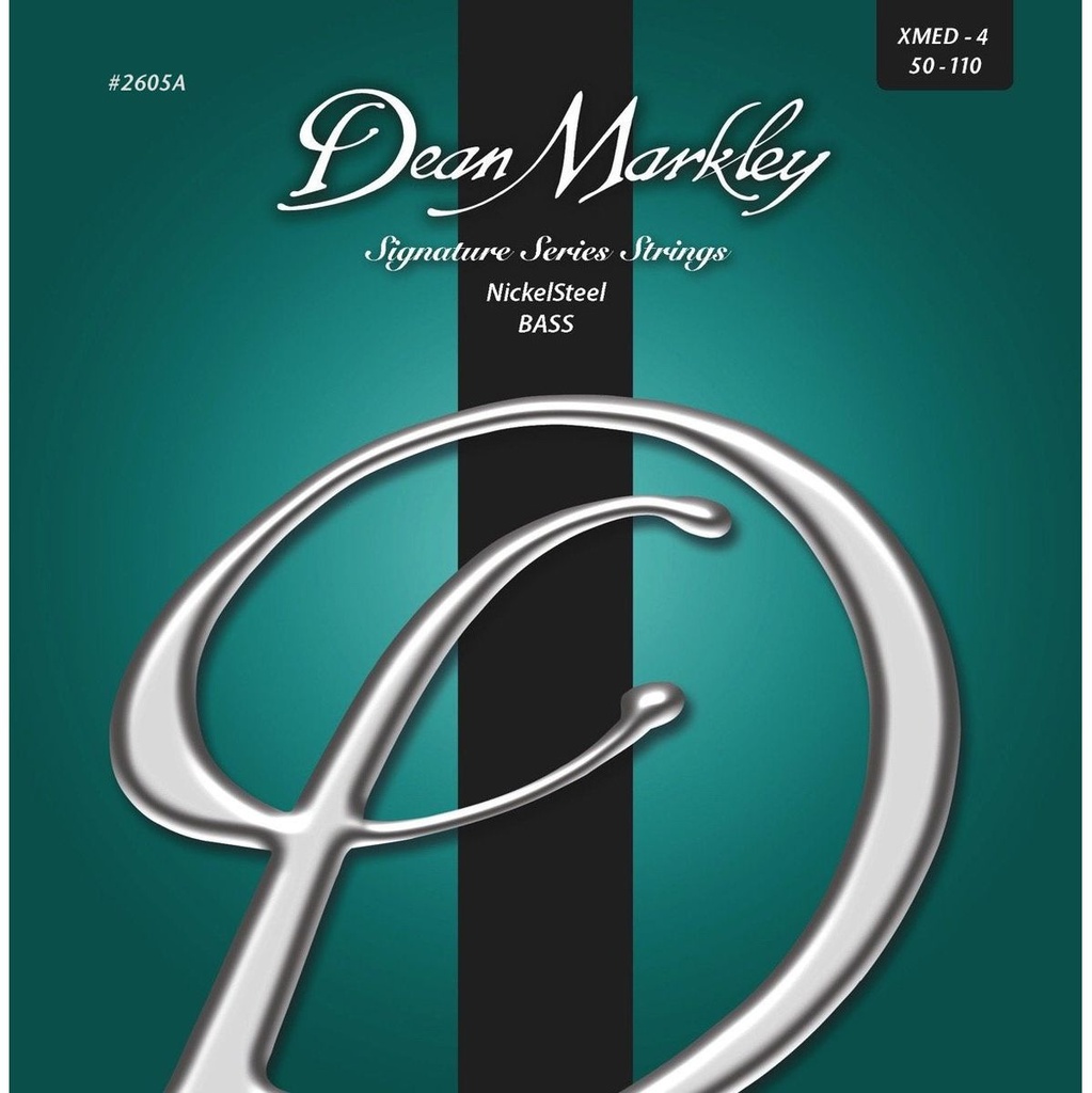 Dean Markley Nickelsteel Bass Guitar Strings Extra Med 4STR 50-110