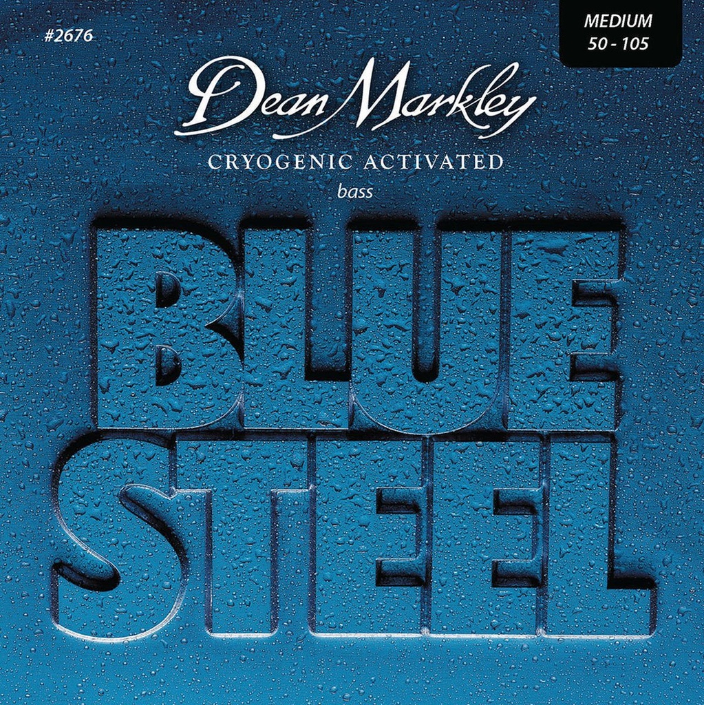 Dean Markley Blue Steel Bass Guitar Strings Medium 4STR 50-105