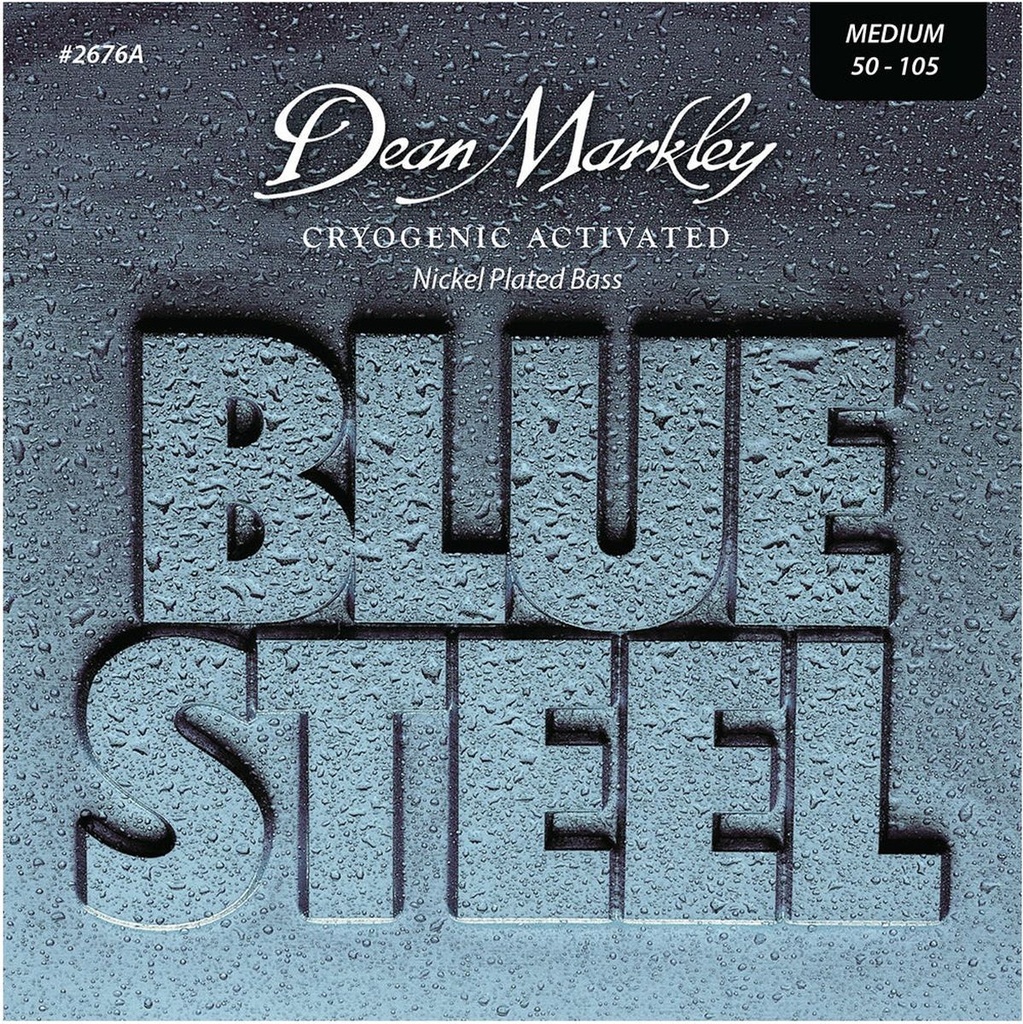 Dean Markley Blue Steel Bass Guitar Strings NPS Medium 4STR 50-105