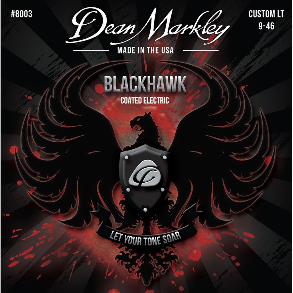 Dean Markley Blackhawk Coated E Strings Custom Light 9-46