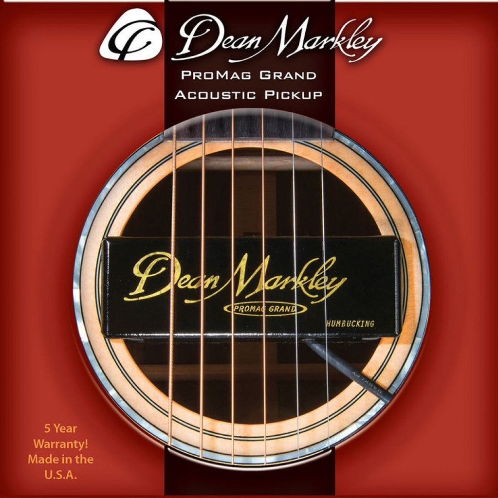 Dean Markley Acoustic Guitar Pickup Promag Grand XM 24INCABLE+CLIP