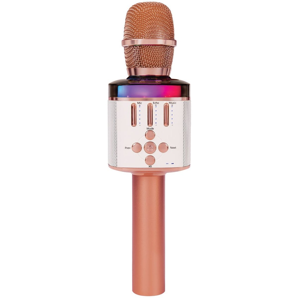 Easy Karaoke Bluetooth Wireless Microphone - Rose Gold