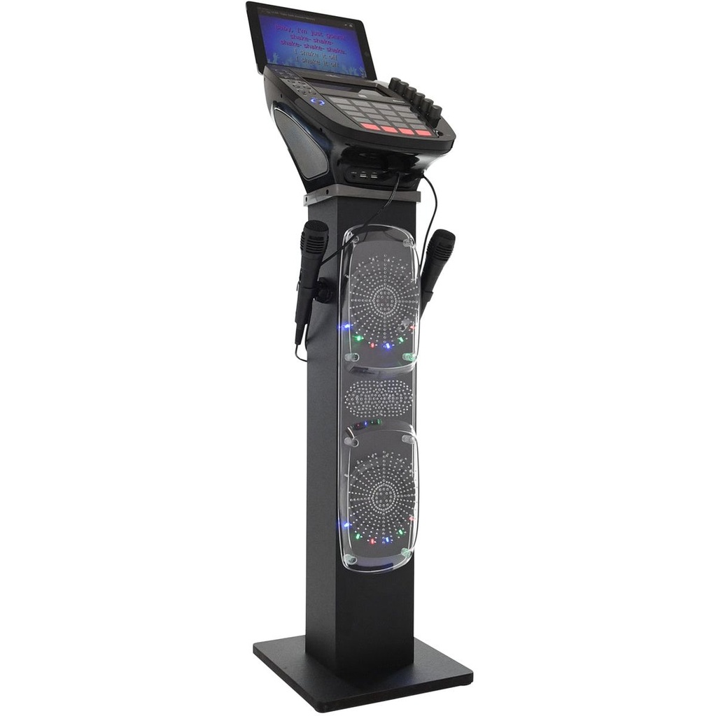 Easy Karaoke EKS878BT Bluetooth System w/ Speaker Pedestal