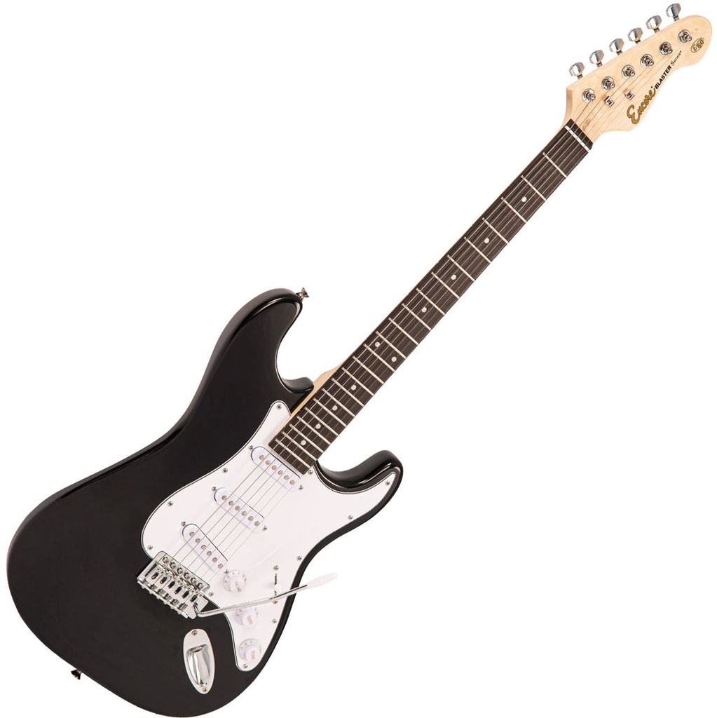 Encore E60 Blaster Electric Guitar - Gloss Black