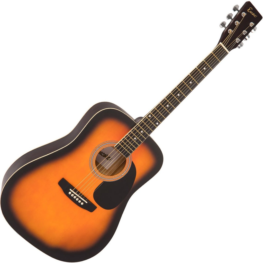 Encore Acoustic Guitar - Sunburst