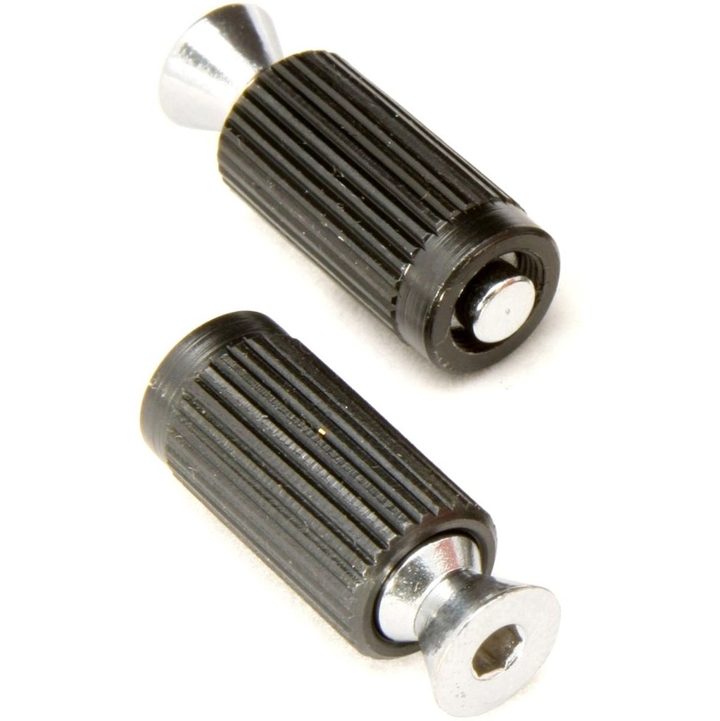 Floyd Rose Bridge Mounting Studs &amp;amp; Inserts - Chrome (PKG)