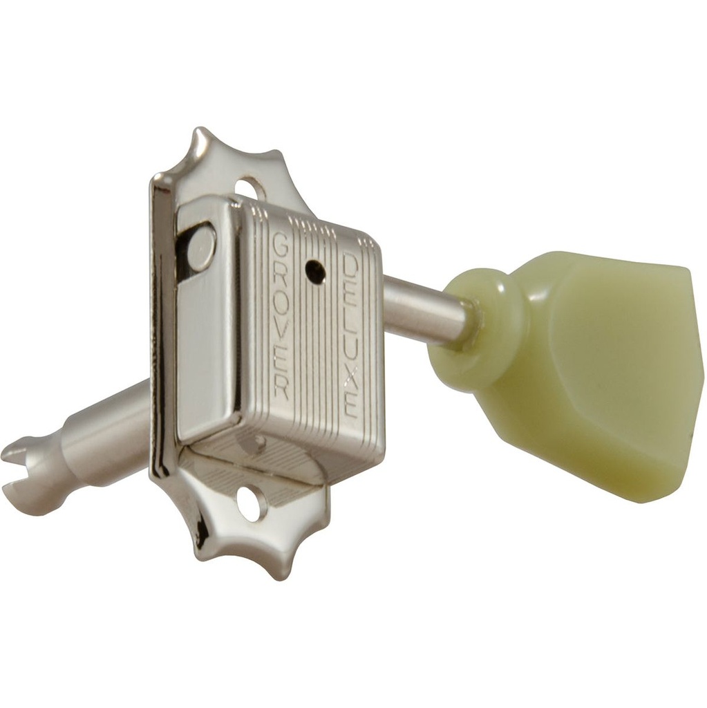 Grover Deluxe Keystone Machine Head 3+3 Nickel