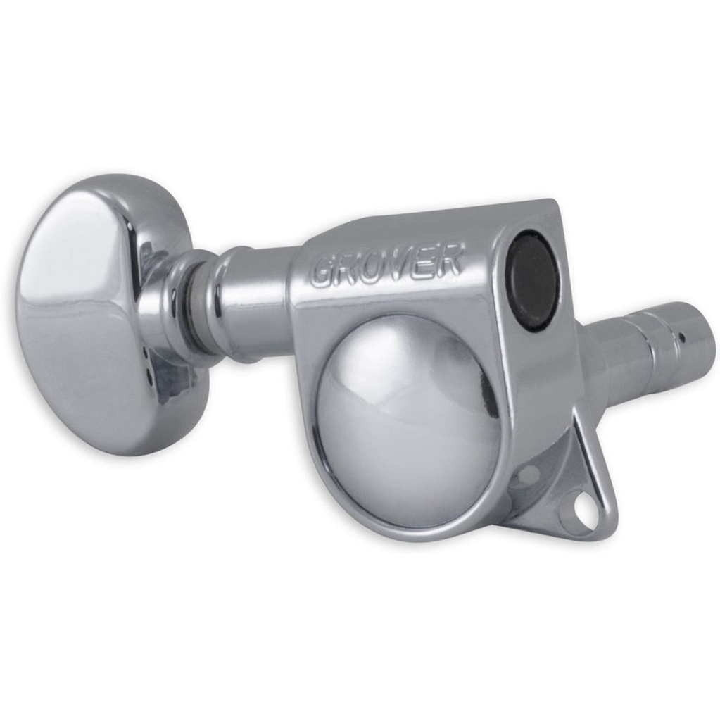 Grover 6 In Line Mini Locking Mheads Left Hand Chrome
