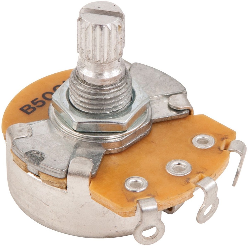 Guitar Tech Potentiometer - 500K Volume - 15mm Shaft