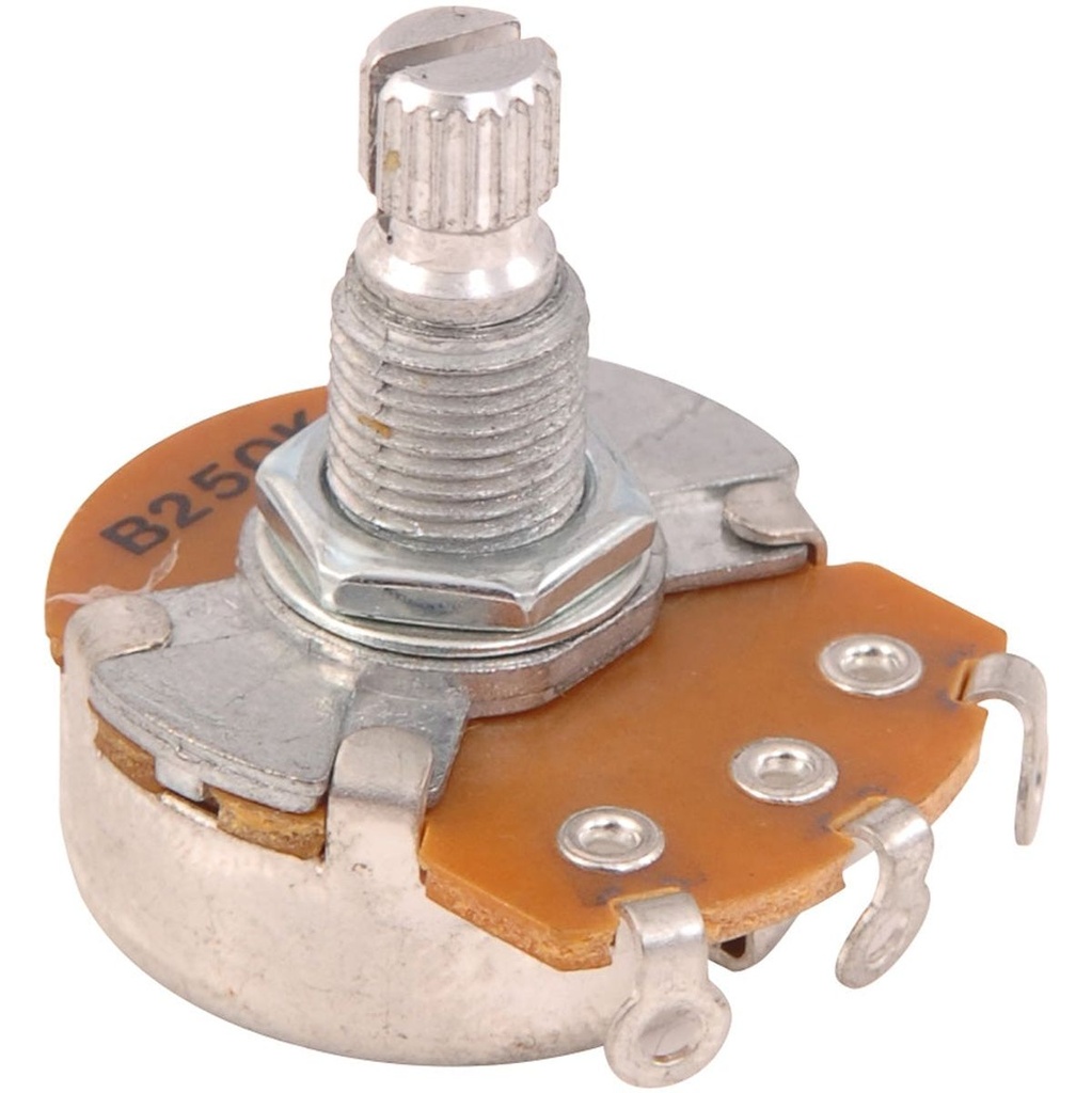 Guitar Tech Potentiometer - 250K Volume - 18mm Shaft