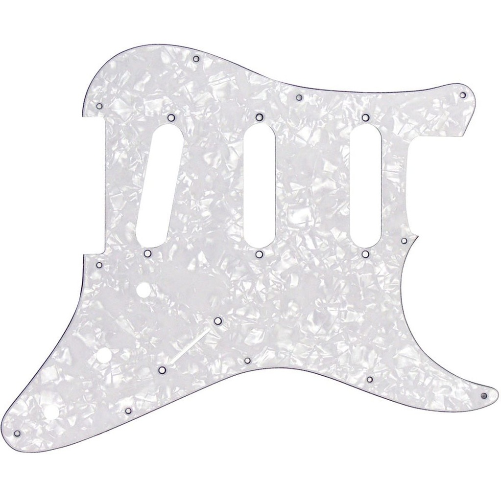 Guitar Tech ST Scratchplate - White Pearoid